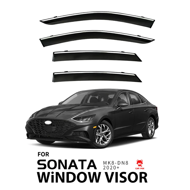 

For HYUNDAI SONATA 2010-2020 Car Window Visor Awning Shelters Windshield Side Window Rain Sun Shade Auto Accessories Car Styling