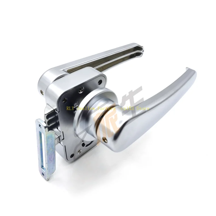 RV bathroom lock with anti-lock toilet single point lock toilet handle lock