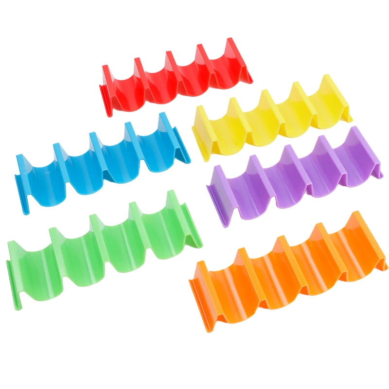 Mexican Roll Rack Taco Cake Racks For Cafes Creative Tortilla Pancake Shelf Holder Wave Shape Tray Holder Pancake Rack