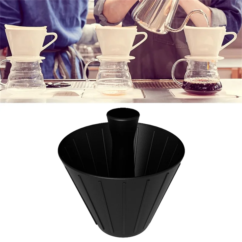 ABVI-コーンデザインコーヒーフィルターカップ再利用可能な手淹れコーヒードリッパーストレーナーポアオーバーコーヒードリッパー
