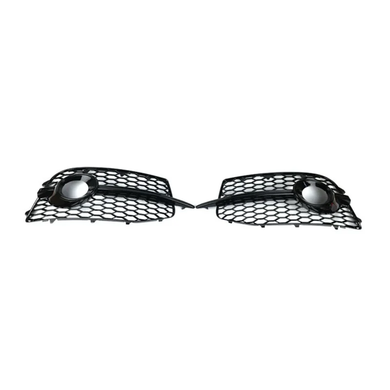 

2PC Car Bumper Fog Light Grill Grille Fit for Q3 2012-2014 8U0807681D 8U0807682D