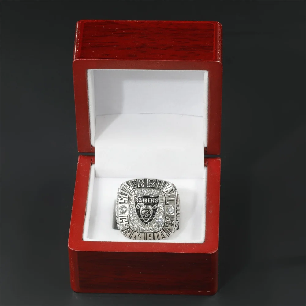 Silver Rugby Championship Rings Gift Fans' Favorite Ring Award Prize Trophy Ring for Sports Winner Fan Souvenirs Gift