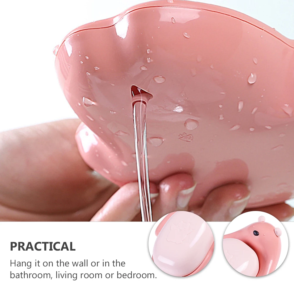 

Двухслойная коробка для мыла, держатель для ванной комнаты, компактный дизайн, чехол для хранения мыла с полым дном, многофункциональный