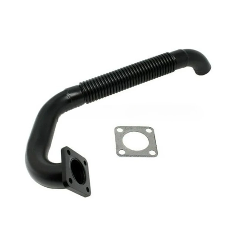 Exhaust muffler tube, skid steer loader