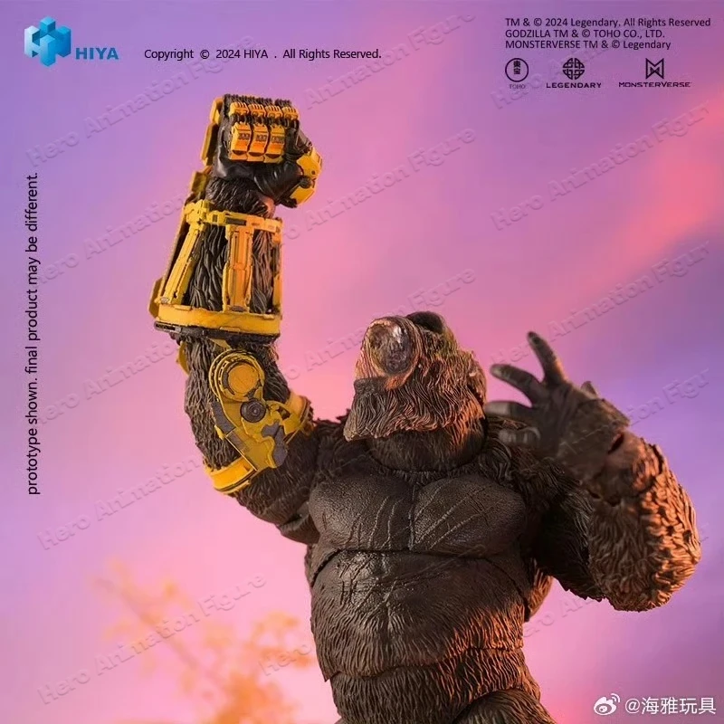 In Stock HIYA 16CM 6-inch Action Figure Exquisite Series Godzilla X King Kong New Empire King Kong B.E.A.S.T. Glove Version. - view 5