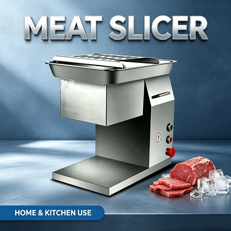 Commercial Meat Slicer Stainless Steel Sliced Meat Shredded Dicing Machine Electric Multi-Function Cutting Machine