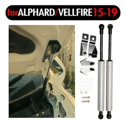Front Hood Bonnet Gas Struts Lift Support For Toyota Alphard Vellfire 30 series Car Accessories Shock Damper Carbon Fiber