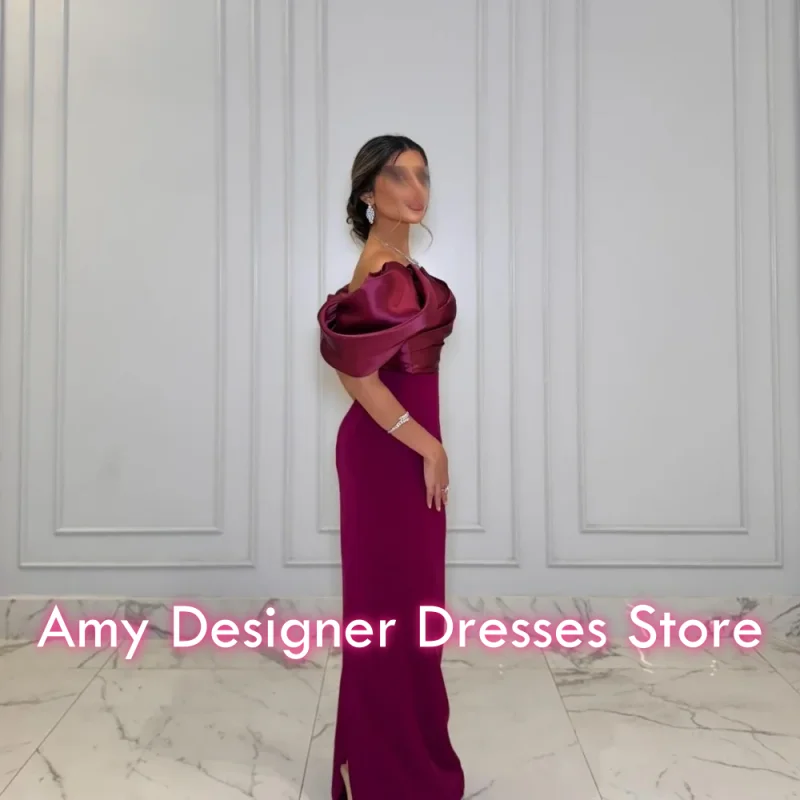 Wykwintne suknie wieczorowe typu bateau, luksusowe suknie syreny z falbanami na przyjęcia, rękawy bufki, tren, suknie wieczorowe szyte na miarę, kolekcja 2026.