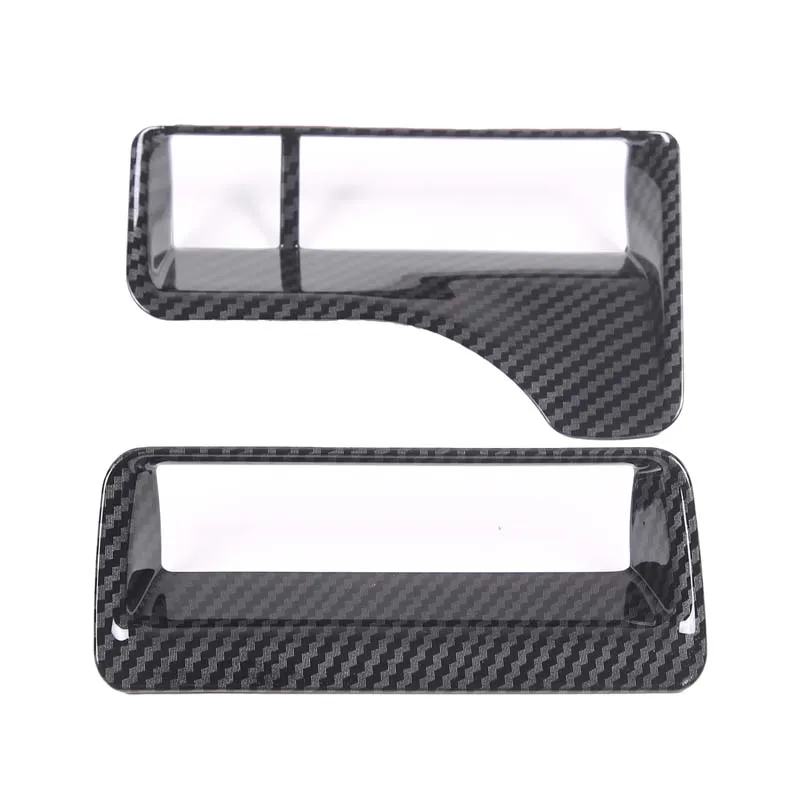 For Toyota Sienta XP210 2022-2023 ABS Carbon Fiber Texture Central Control Multimedia Frame Trim Cover Car Accessories