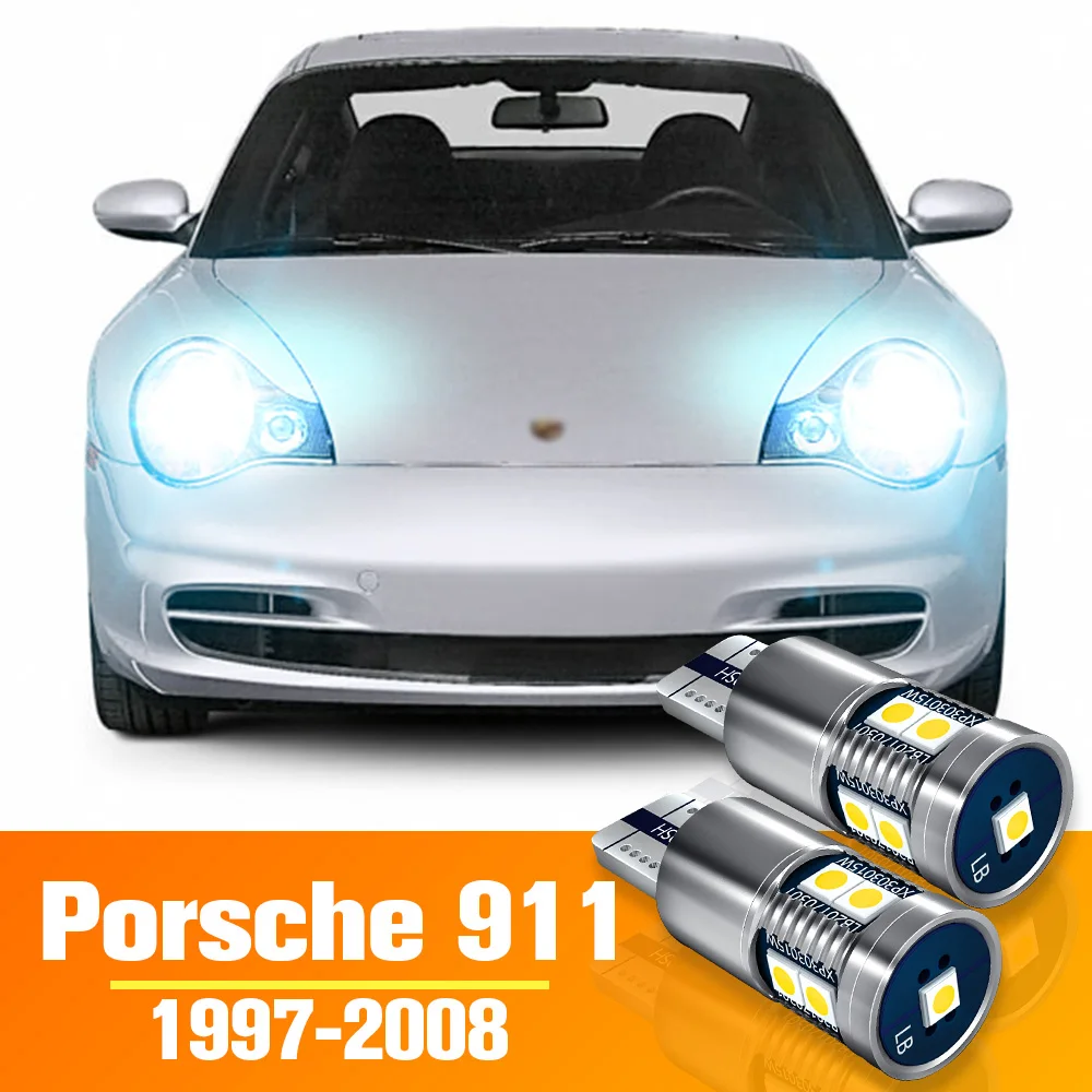 

2pcs LED Parking Light Clearance Bulb Accessories For Porsche 911 996 997 1997-2008 1999 2000 2001 2002 2003 2004 2005 2006 2007