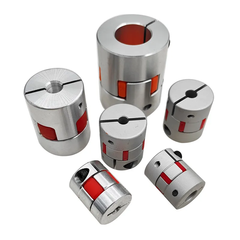 10pcs D20L25 Flexible Motor Coupling Aluminum CNC Spider Jaw Coupler 5x8mm Selection 3mm-10mm  Precision Mechanical Applications