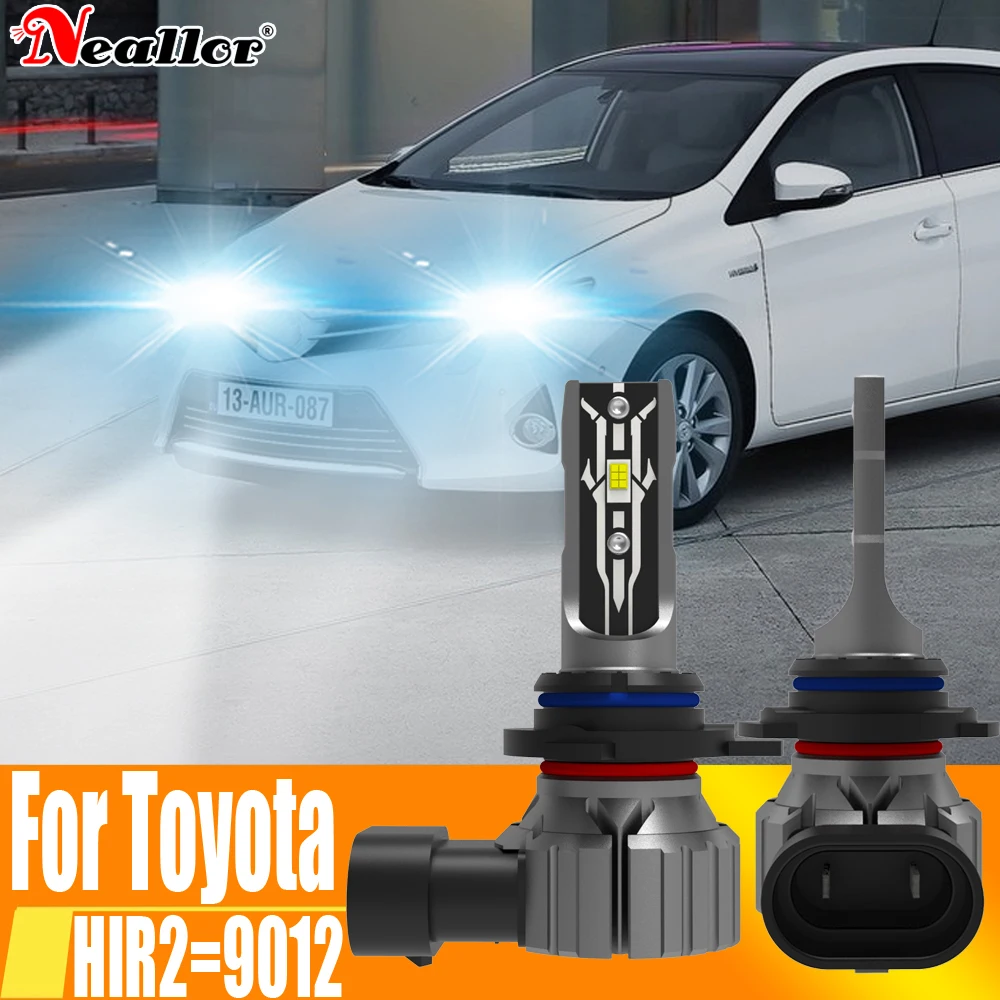2x hir2 LED-Scheinwerfer Canbus kein Fehler 6000 Auto lampe Hoch leistung k Weißlicht Dioden lampe 12V 55W für Toyota Auris ~