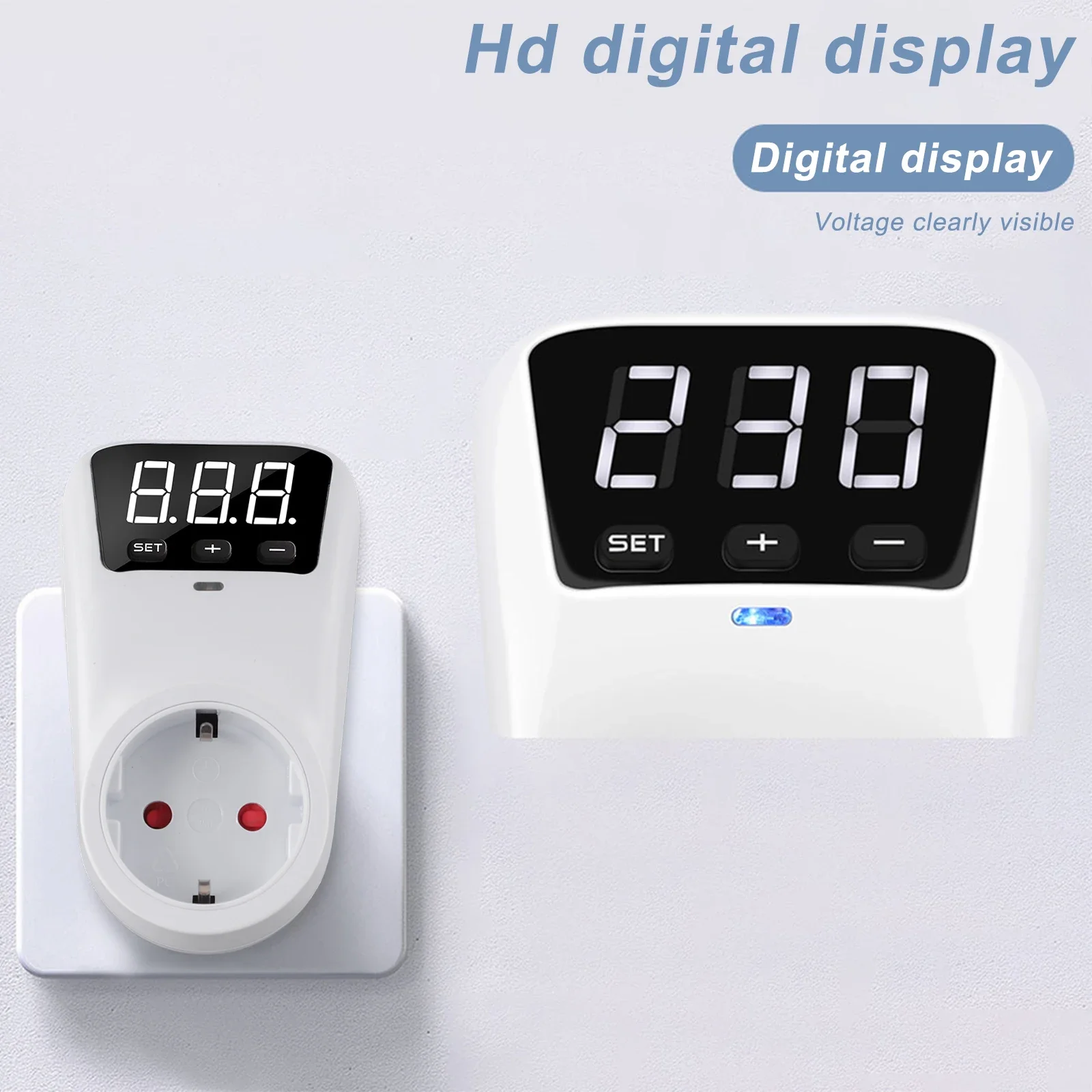 

16A Voltage Protector Surge Protection Socket Delay Protection Easy Operation High Voltage Protection LED Indicators