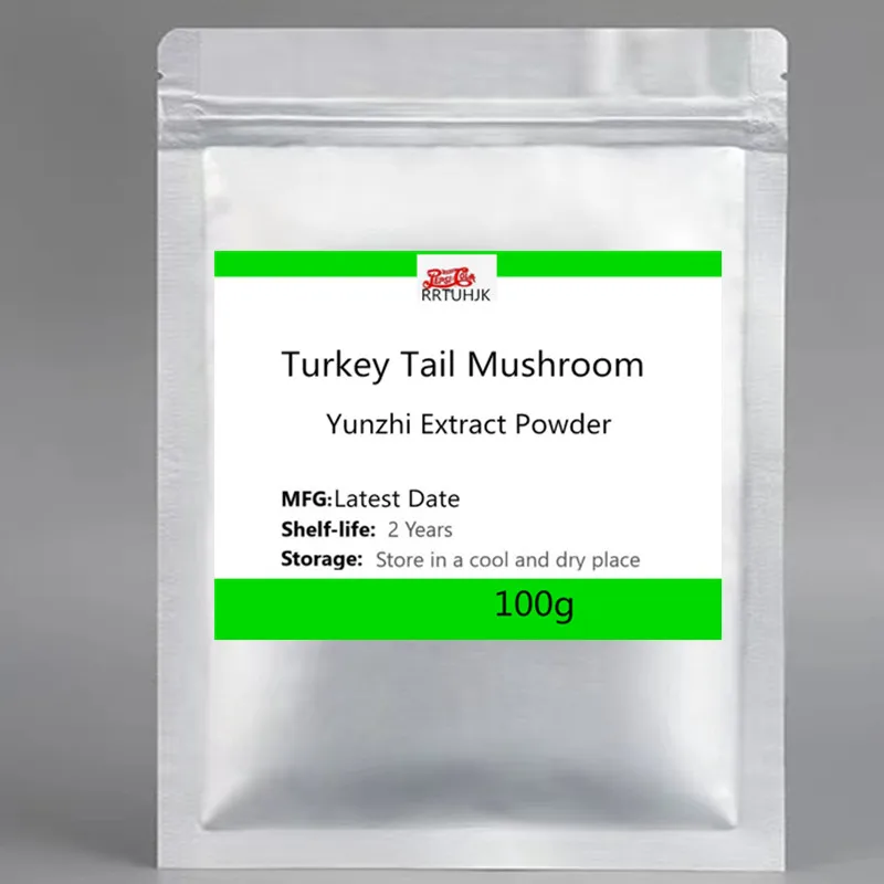 Hot Sale 50-1000g Cosmetic Ingredients / Turkey Tail Yunzhi Extract Powder / Yunzhi