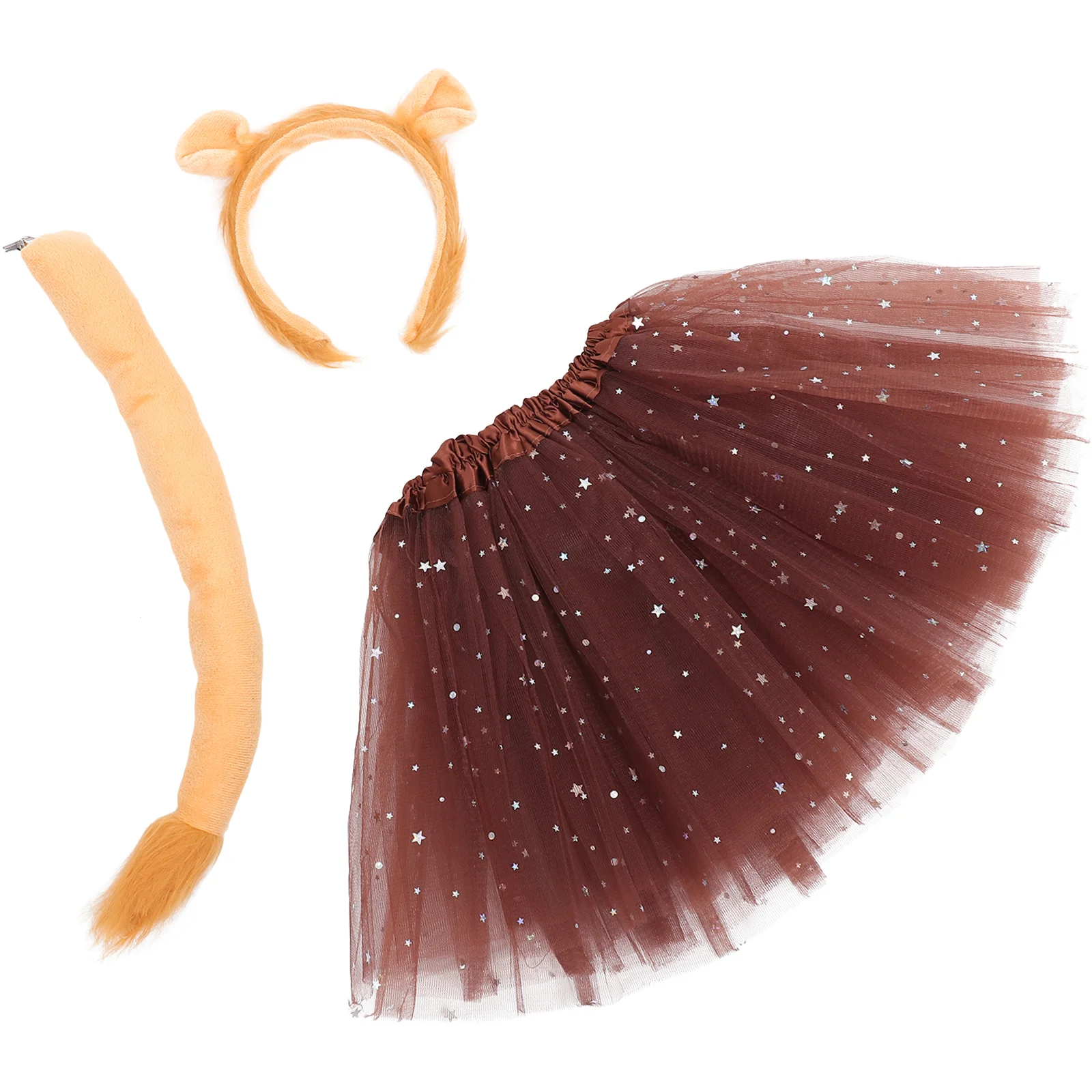 

Head Band Animal Costume Props Dress up Lion Ear Headband Tutu Skirt