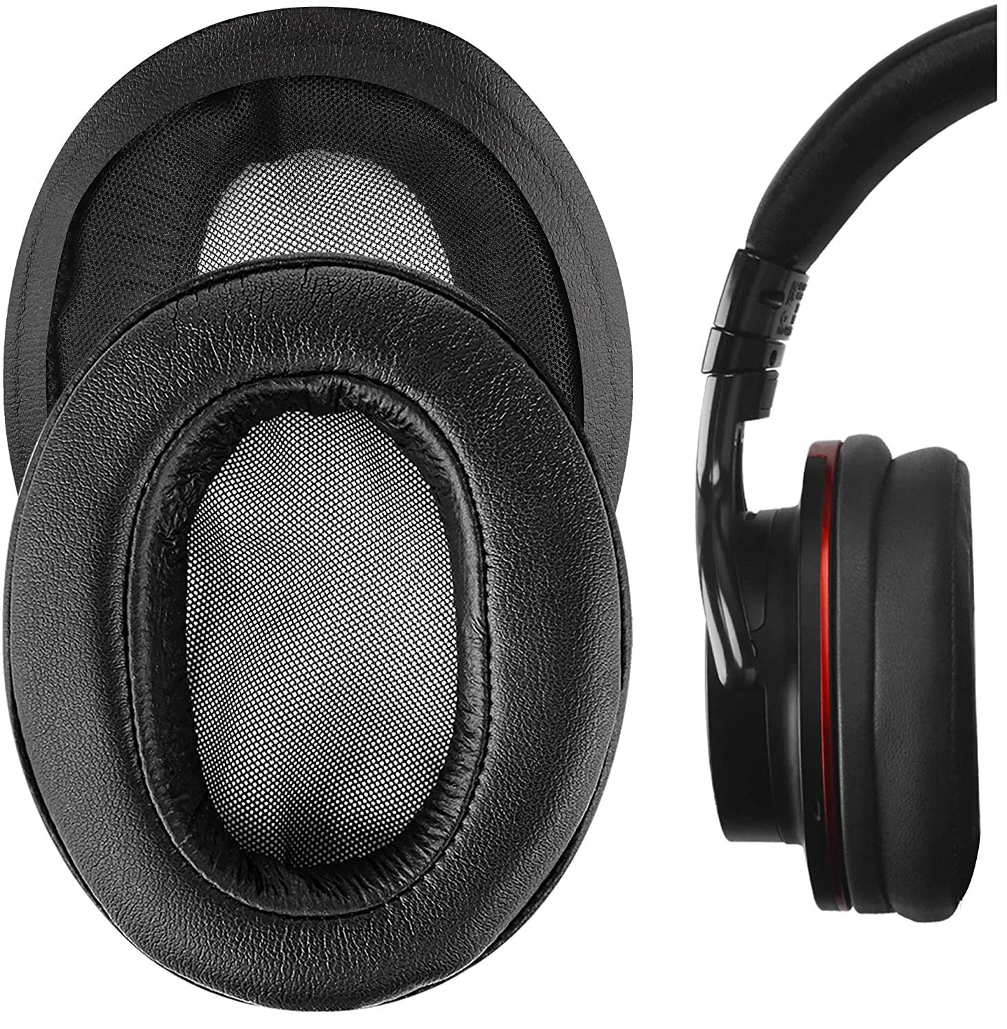 استبدال الأذن وسادة وسادة الكؤوس غطاء سماعات للأذنين إصلاح أجزاء اكسسوارات لسوني MDR-1ABT سماعات MDR1ABT
