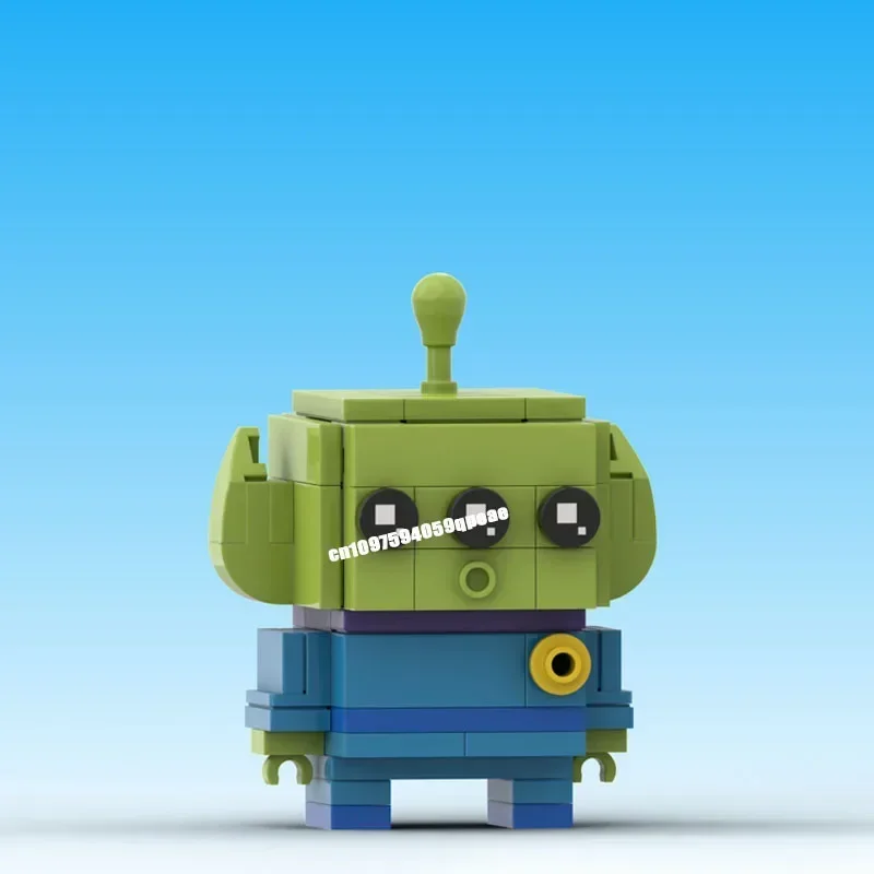 Nieuwe beroemde speelgoed filmserie verhalen karakter vierkante kop figuren model aangepaste puzzel diy creatieve ideeën kind verjaardagscadeautjes