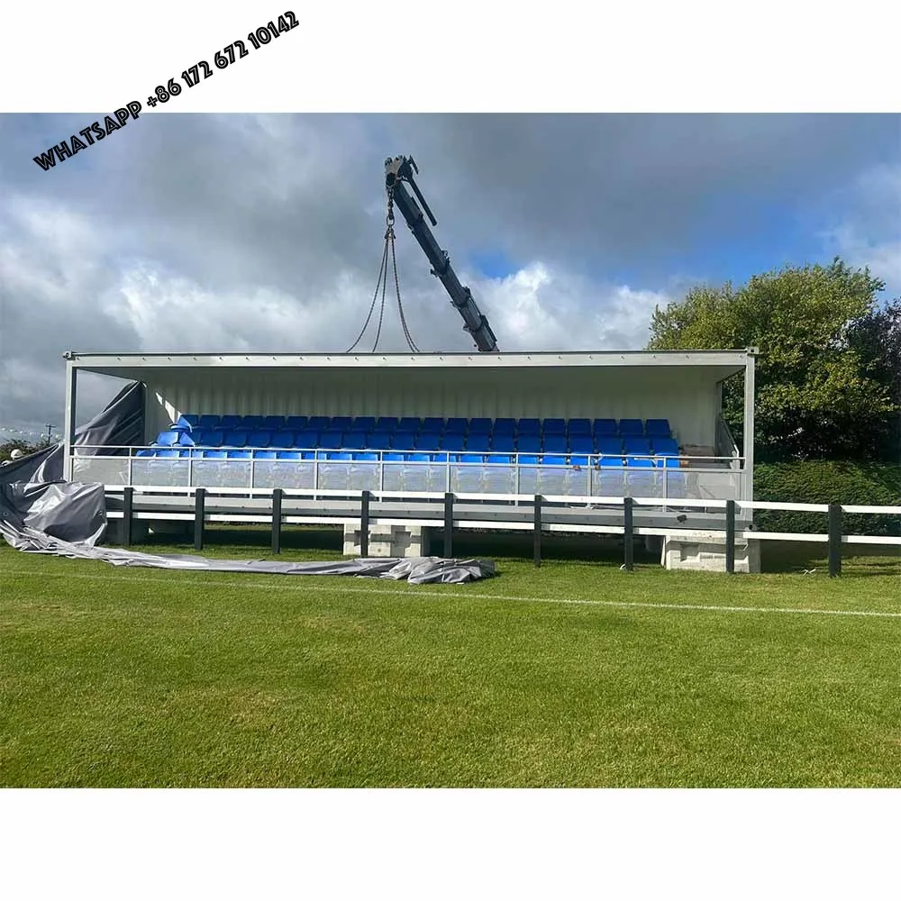 Outdoor Sporting Event Modular Grandstands Stadium Seating Spectator Tribune Container Soccer Grandstands for Football Club