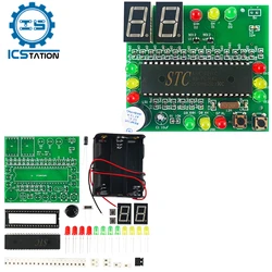 DIY Electronic Traffic Light Controller Kit Soldering Practice Electromechanical Skills Training Contest C51 Chip Microcomputer