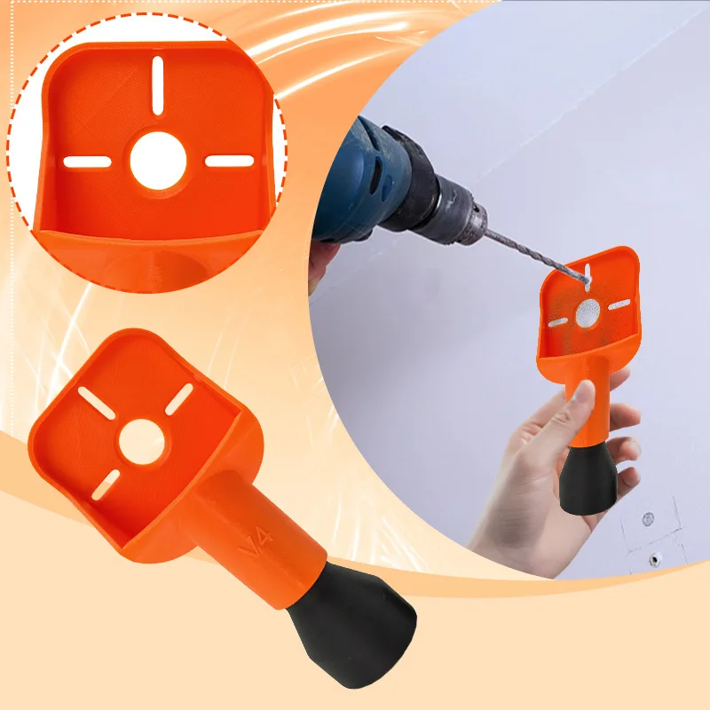 

1Pcs Home Decoration Drill Bit Dust Collector Wall Drilling Anti-dust Drop Portable Hanging Plastic Tool Safe Material