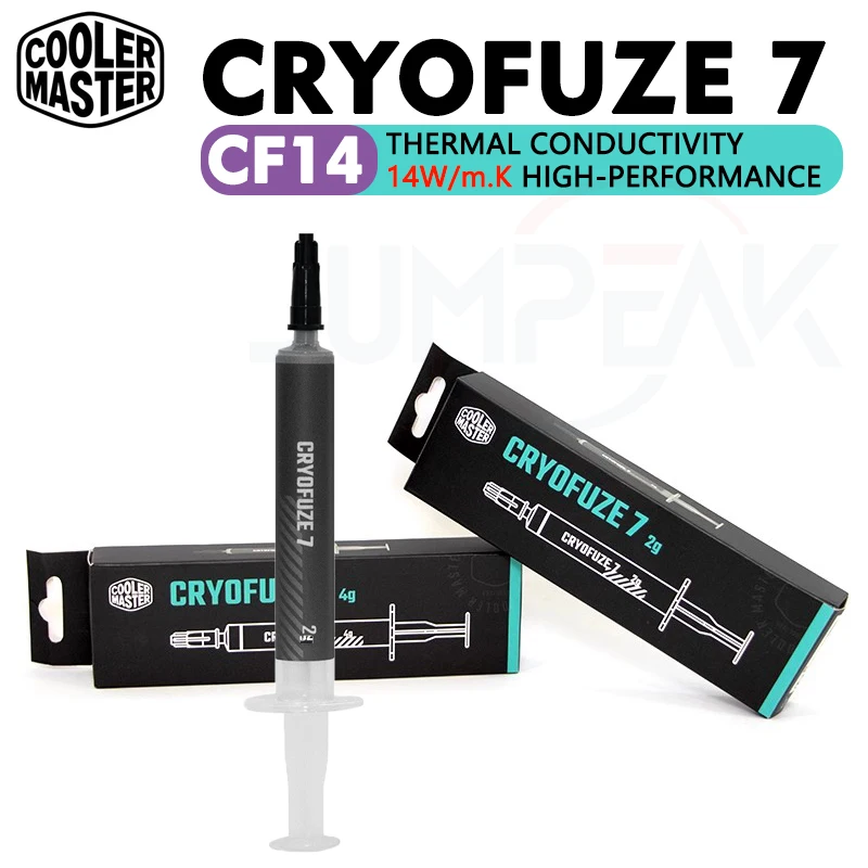 

Cooler Master Cryofuze CF14 Nano Thermal Paste 14W/MK Enthusiast Heat Hot Conductive Silicone Grease Computer PC Laptop CPU GPU