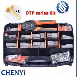 226 pcs Waterproof Connector Wire Kit Repair tool box DTP06-2S DTP06-4S DTP04-2P/4P with Pins and pliers For Deutsch DTP Series