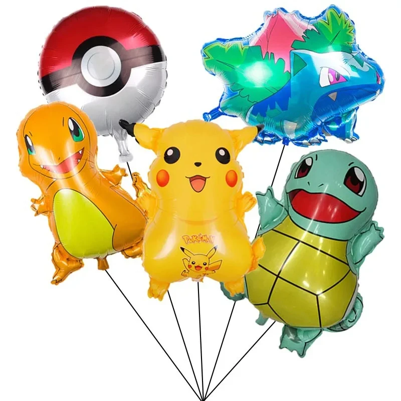 

Pokémon Pikachu Balloon Birthday Gift Party Decoration Cartoon Balloon Gift Bag, Candy Bag Birthday Party Decoration Supplies