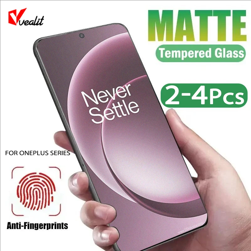 

2-4 шт. матовое защитное стекло с защитой от отпечатков пальцев для OnePlus 15R 13R 13T 13S Nord N30 N20 SE N300 N200, защитные пленки для экрана
