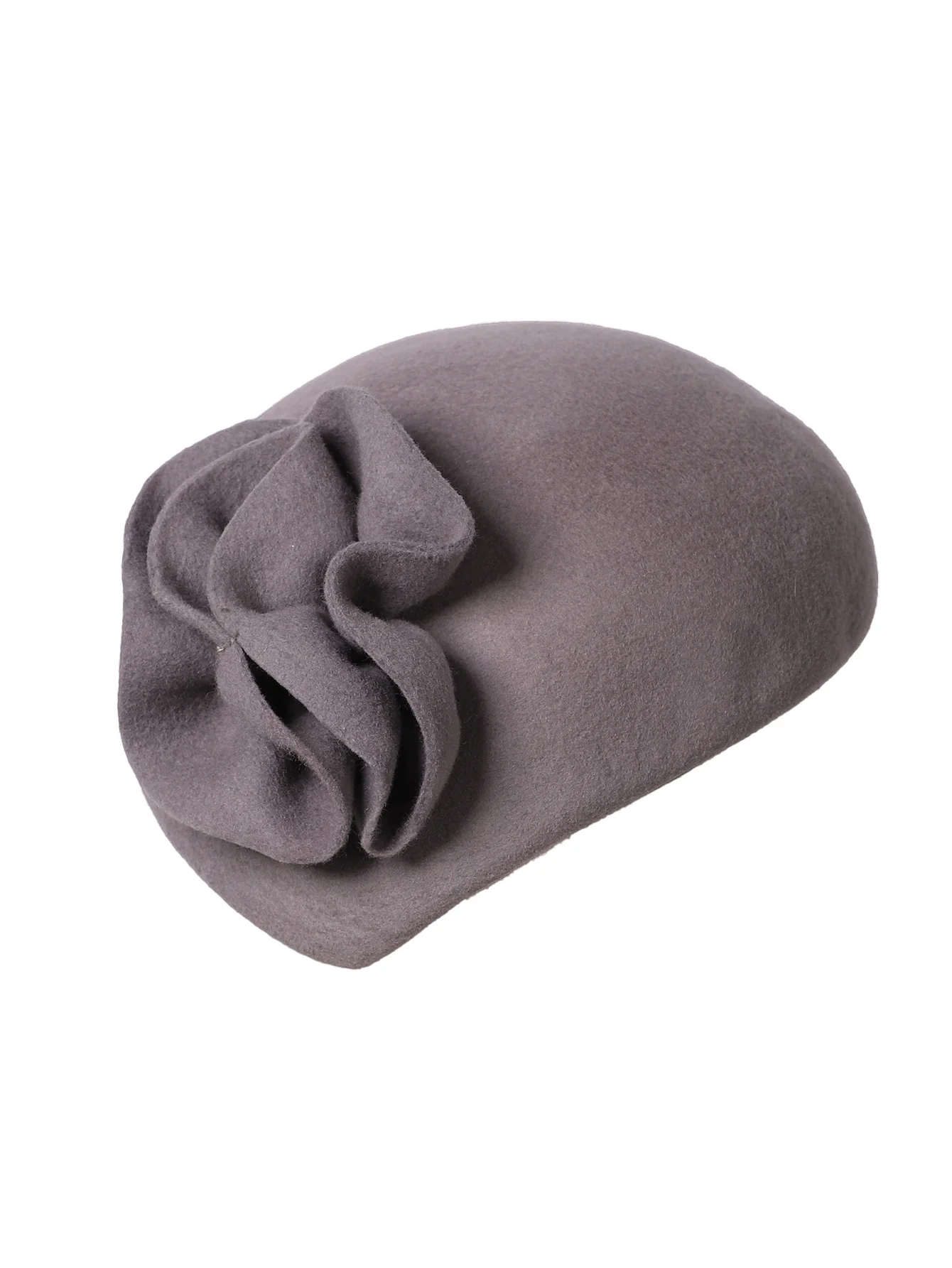 FS Wollfilz-Fascinator-Hüte für Damen und Herren, Hochzeit, elegante Teeparty, formelle Vintage-Kirchen-Pillbox-Hut mit Blumen-Derby-Kappe – Detail 20