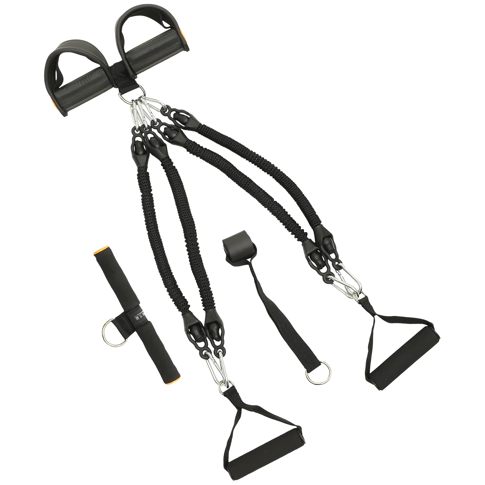 

Indoor Elastic Pull Rope Bodybuilding Expander Stretch Band for Fitness Home Exercise Equipment Biceps Triceps Shoulder Abdomen