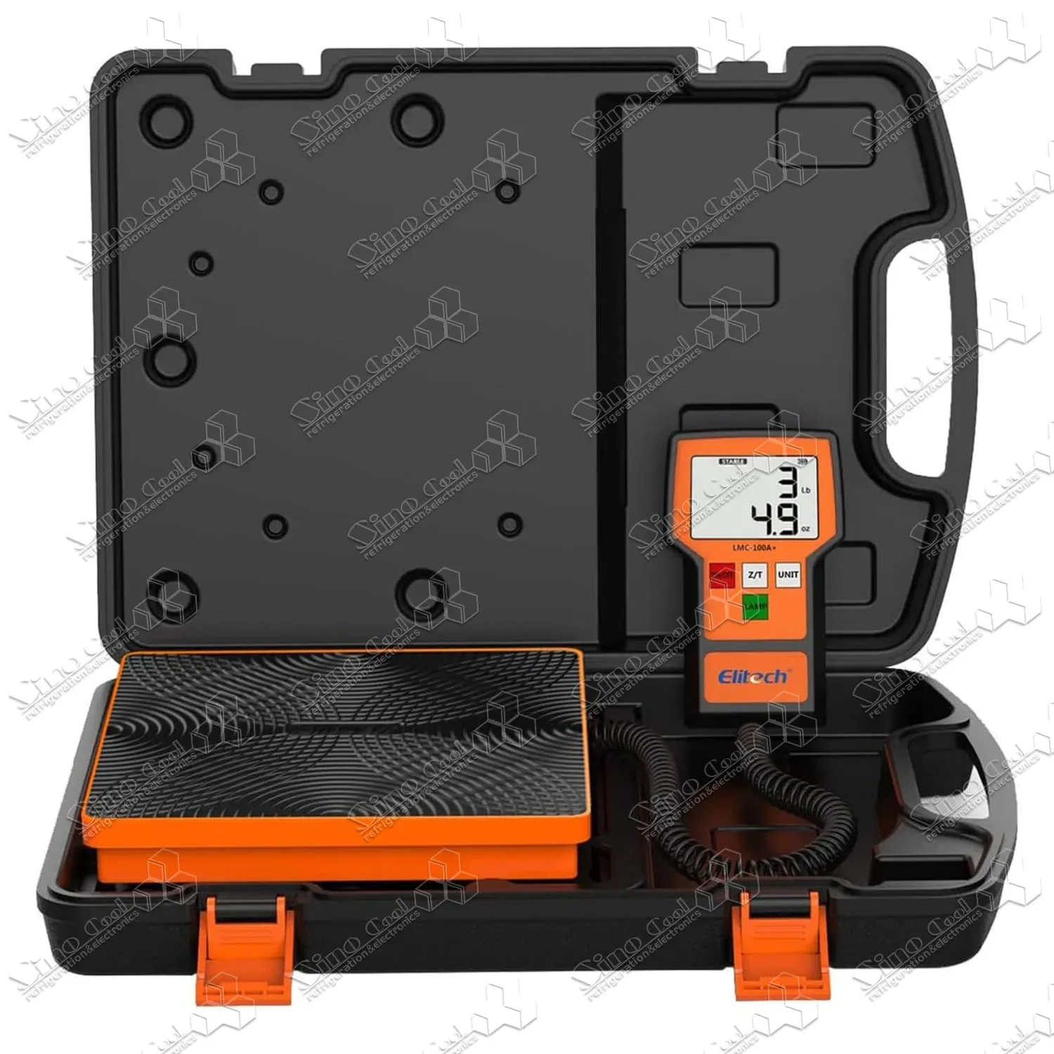 Elitech LMC-100A+ 220Lbs Refrigerant Scale Electronic Freon Charging Recovery Weight Scale