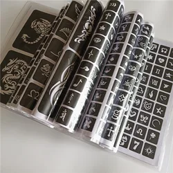 20 Sheet 516 Maps Small Airbrush Tattoo Stencils For Women Kids Drawing Template Henna Tattoo Stencil For Paiting Glitter Tattoo