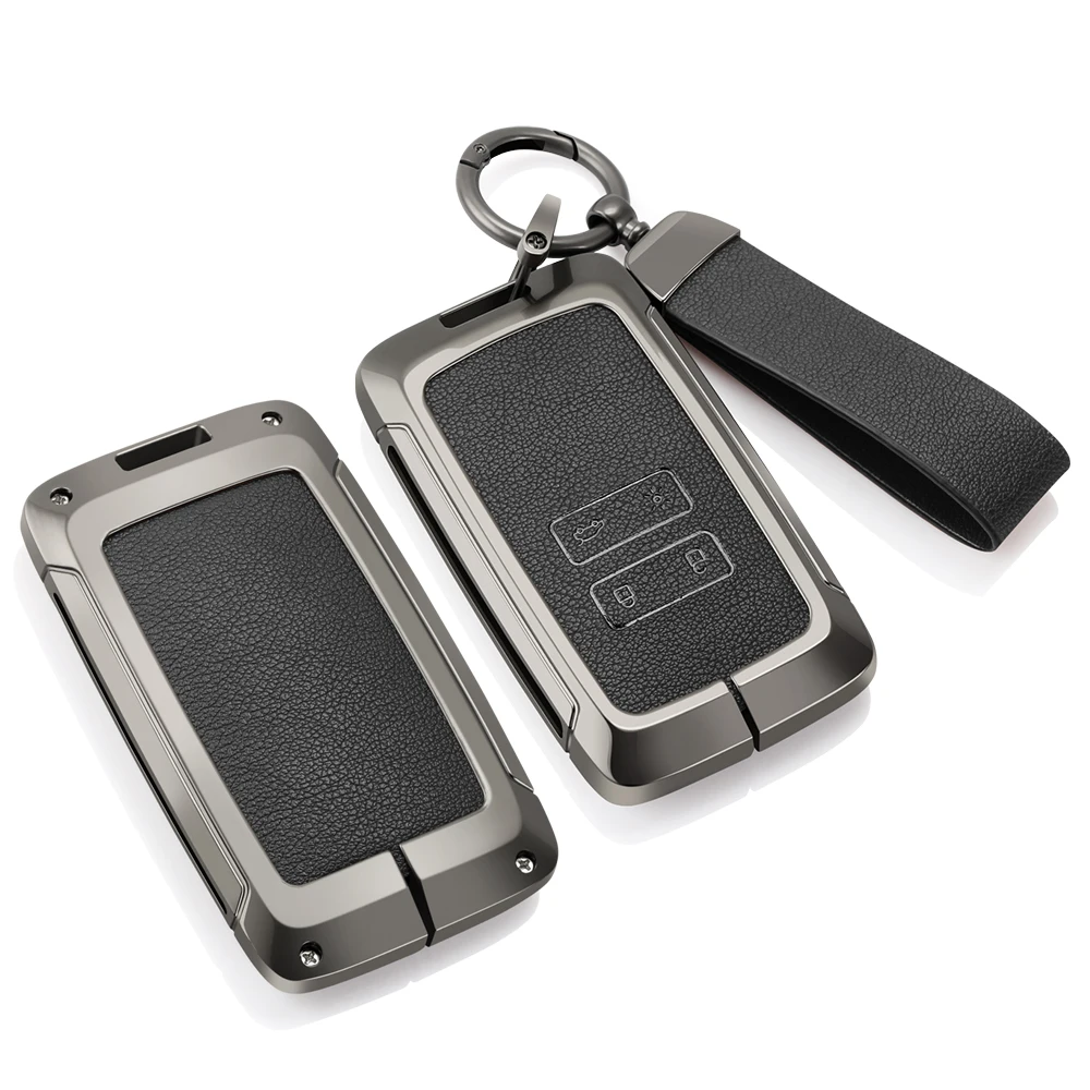 Autoschlüsselhülle aus Zinklegierung für Renault Captur Megane Talisman Espace Clio Zoe Koleos Scenic 4 Arkana Dacia Sandero Card