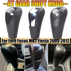自動伝送ギアシフトノブ,フォードフォーカスmk2,フィエスタ,2005, 2006, 2007, 2008, 2009, 2010, 2012用の穴
