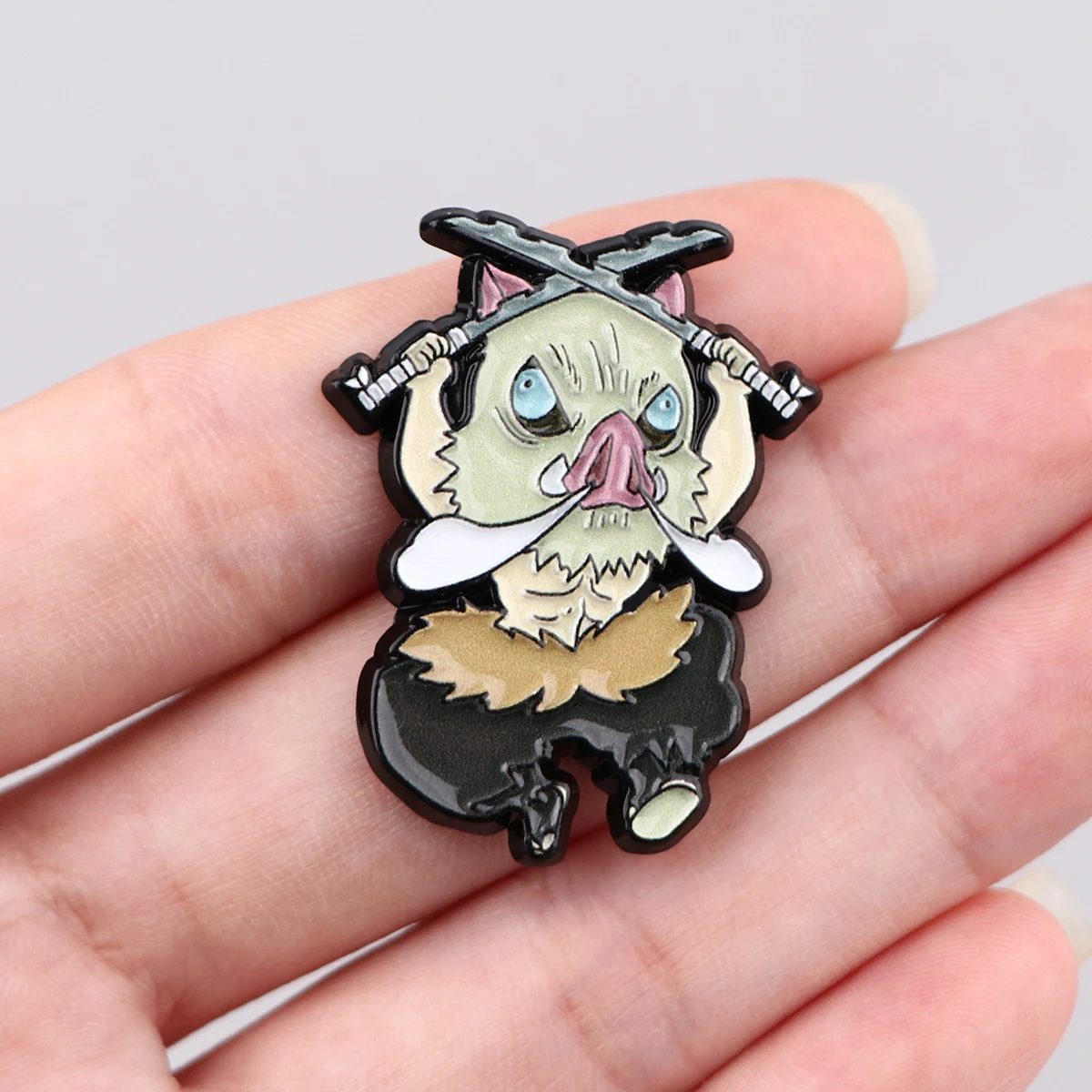 Anime Enamel Pin Nezuko Brooches for Women Lapel Pins Badges on Backpack Cosplay Accessories Fashion Jewelry Toys Gift