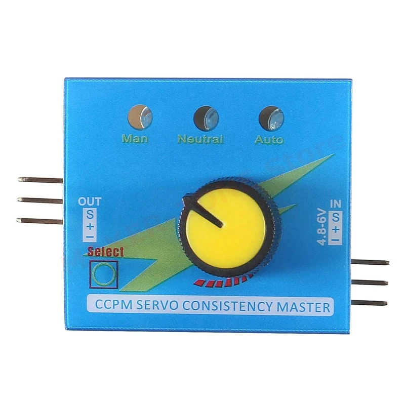 4Pcs 3CH Digital Servo Tester Multi ECS Consistency Speed Controller Adjustment Gear Tester CCPM Master for RC Car Boat