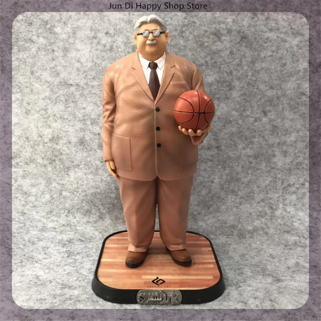 21cm Slam Dunk Mitsuyoshi Anzai Shohoku Standing Anime Figure Model Gk Statue Boys Collection Desktop Decoration Ornament Toys