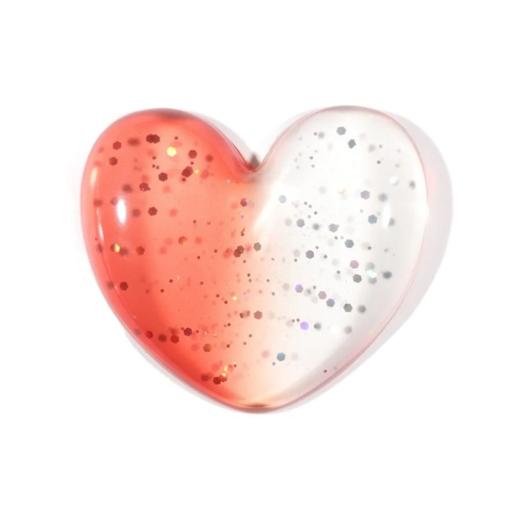Nuevo Almohadilla para reposamuñecas transparente en forma de corazón, almohadilla antideslizante para aliviar el dolor de manos, almohadilla de soporte para muñeca, cómoda y suave alfombrilla Universal para ratón
