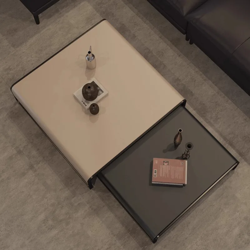 Light luxury, retractable coffee table combination, living room for home use