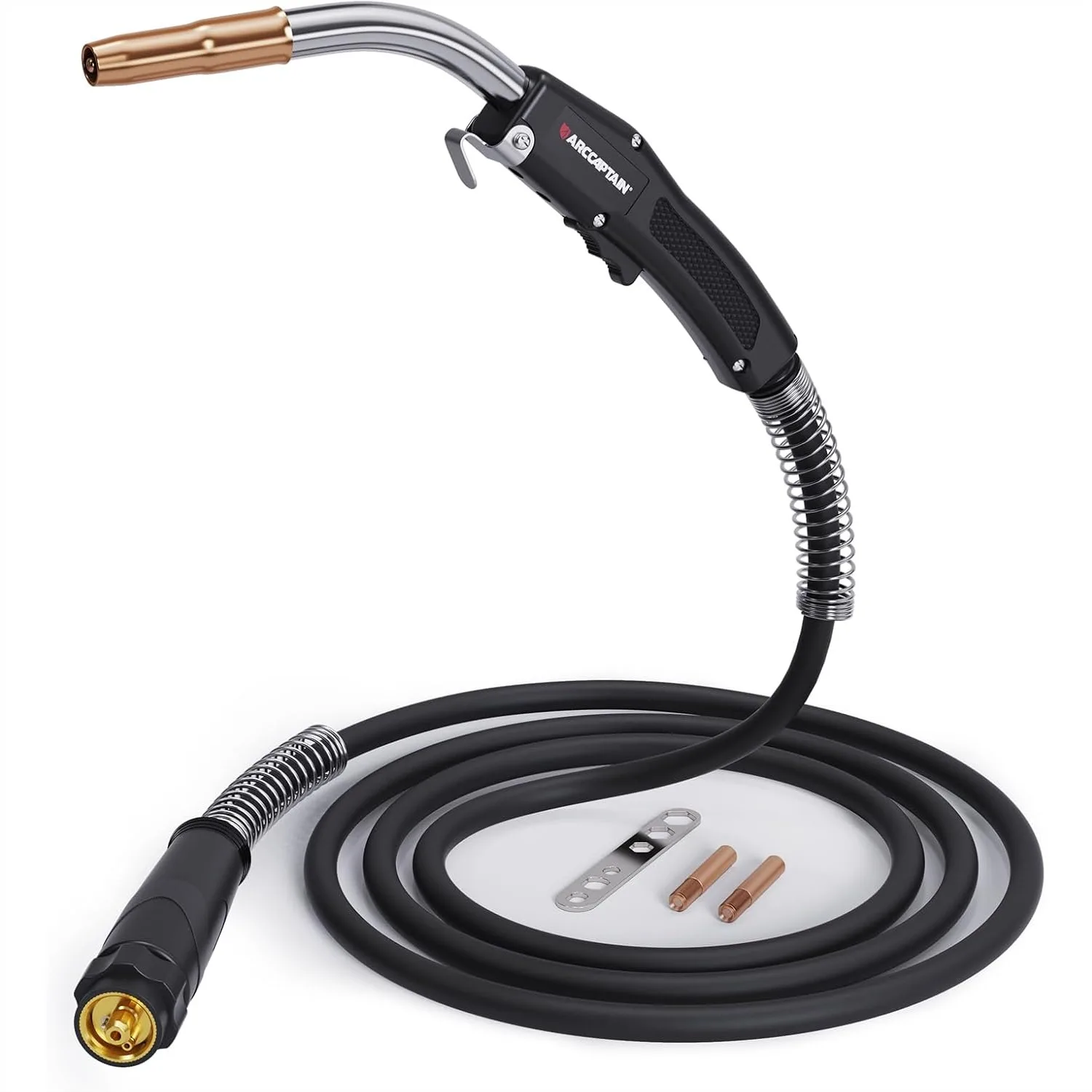 

10ft 250A MIG Welding Gun Euro Connection Replacement for Tweco #2, Ergonomic Design, Superior Performance for Farm & Auto Body