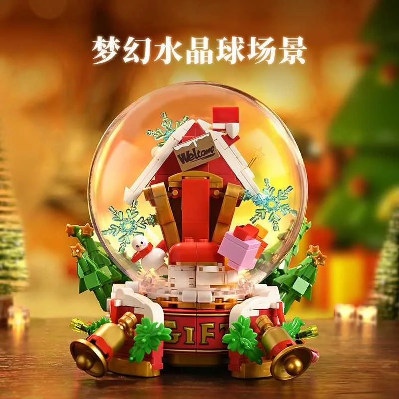 

Keeppley Honor of Kings Cai Wenji Christmas Miracle Building Blocks Model Christmas Gift for Girls