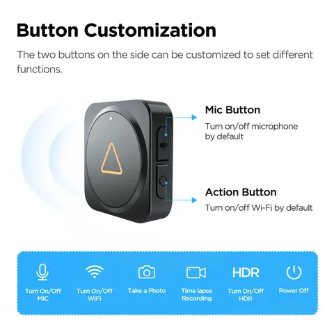 VIOFO BTR200 Bluetooth пульт для видеорегистраторов с блокировкой событий — фото товара