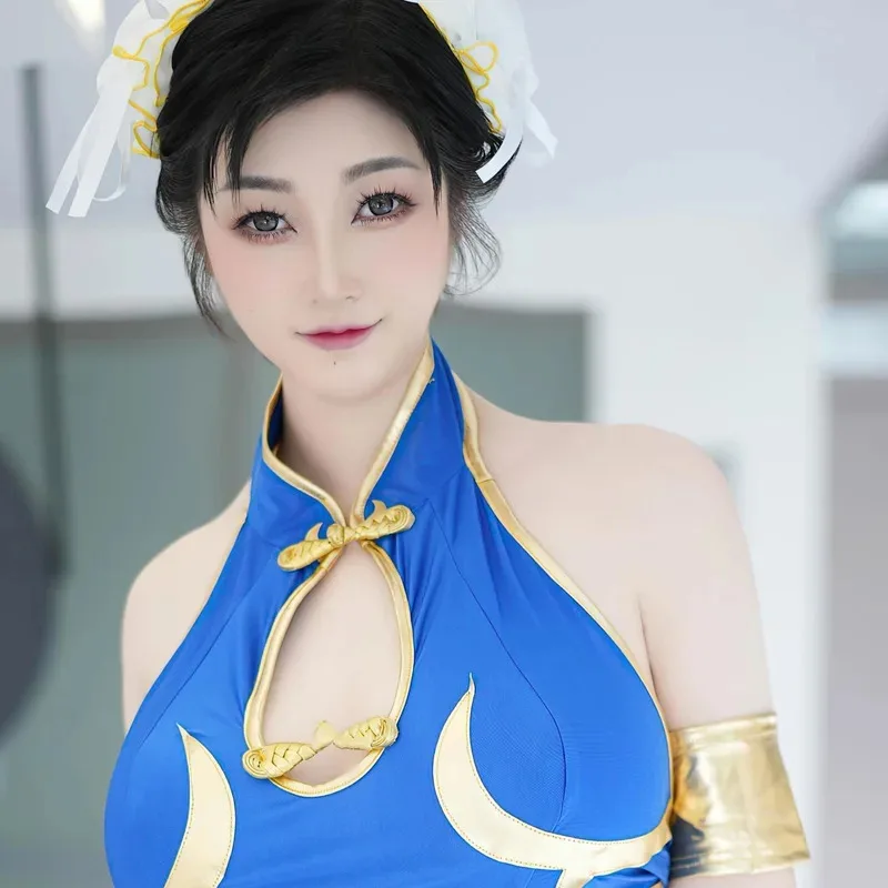 

Костюм для косплея Game Street Fighter Chun Li, сексуальный купальник, стильный жилет, нижнее белье, одежда для вечеринки на Хэллоуин, униформа Out8;c'4,t;6.j'2;