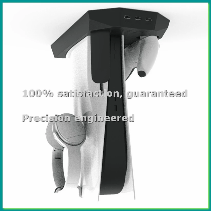 冷却ステーションとデュアルコントローラー充電ステーション付きブラケット、コンソールファン速度調整機能付き-ブラック-bcbw