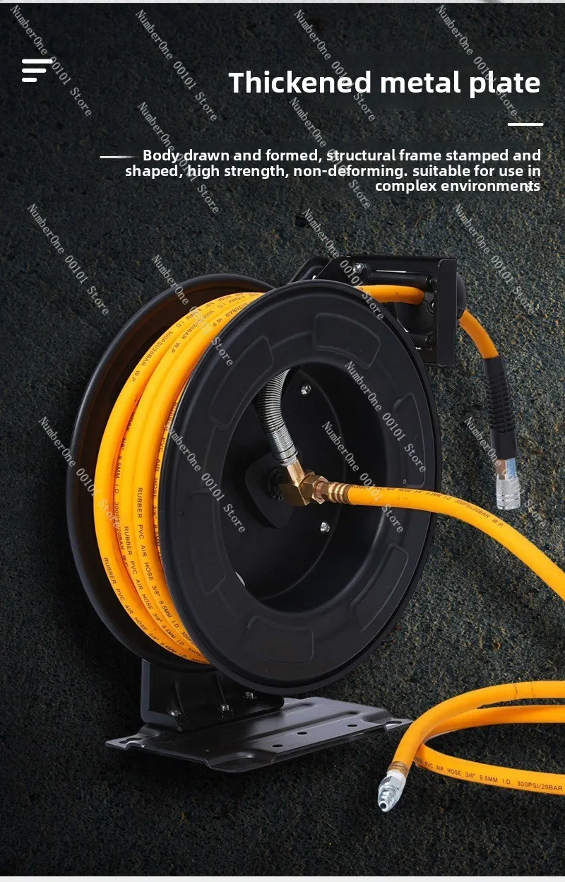 Low-pressure water drum, air drum, hose reel, automatic retractable hose reel, water drum cleaning machine