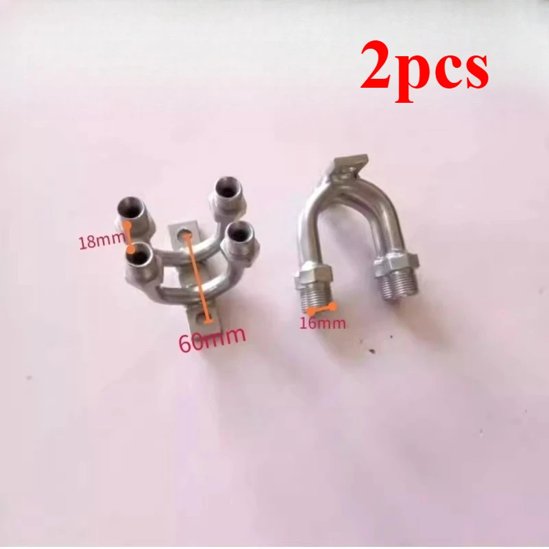 2pcs  Hydraulic 4-Way Connector Side Shifter Oil Pipe Joint for Heli Hangcha 1-3 Ton Forklift Parts