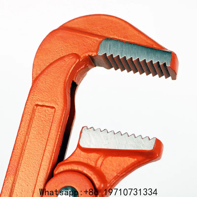 Eagle Point Pliers 1/1.5/2 Inch Quick Pipe Wrench 45°/90° Industrial Large Opening Throat Pliers Heavy Duty Plumbing Hand Tools