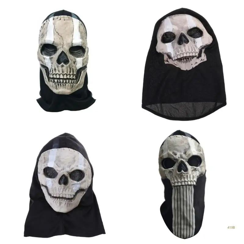 

41XB Halloween Skull Mask Horror Decoration