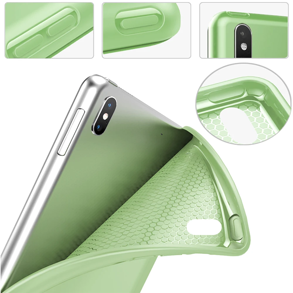 Case For Honor Pad V7pro V6 Tablet Cover Huawei Matepad SE 11 2024 10.4 10.1 MatePad Air 11.5s Silicon Holder Stand Soft Shell