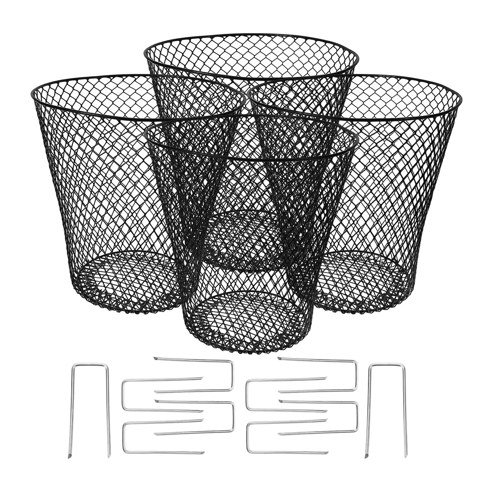 

Набор из 1 шт. железных защитных каркасов для растений: прочные проволочные рамы для овощей и цветов, защита от УФ-излучения, дождя и ветра, многоразовые, для сада